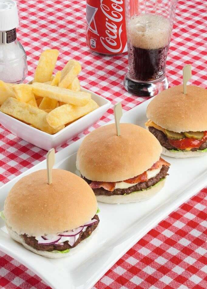 Hamburger trio