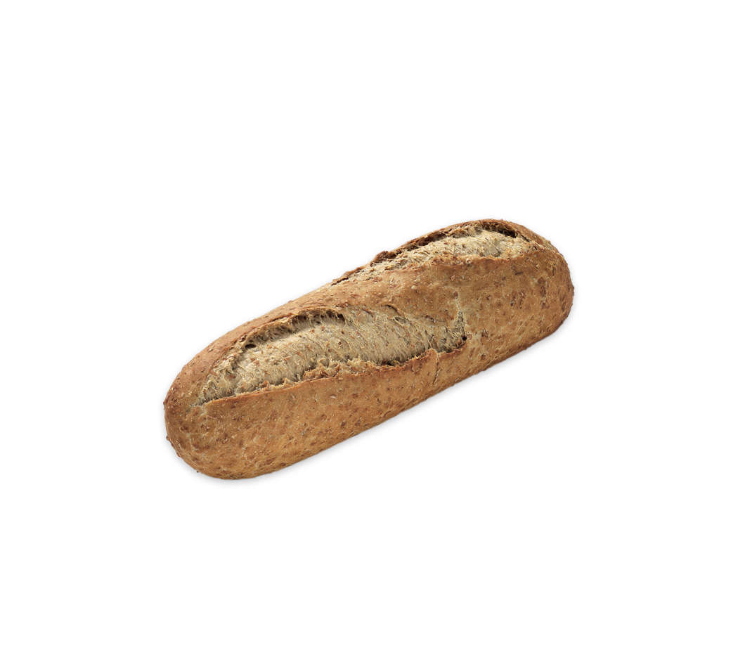 Mini baguette bruin 22 cm