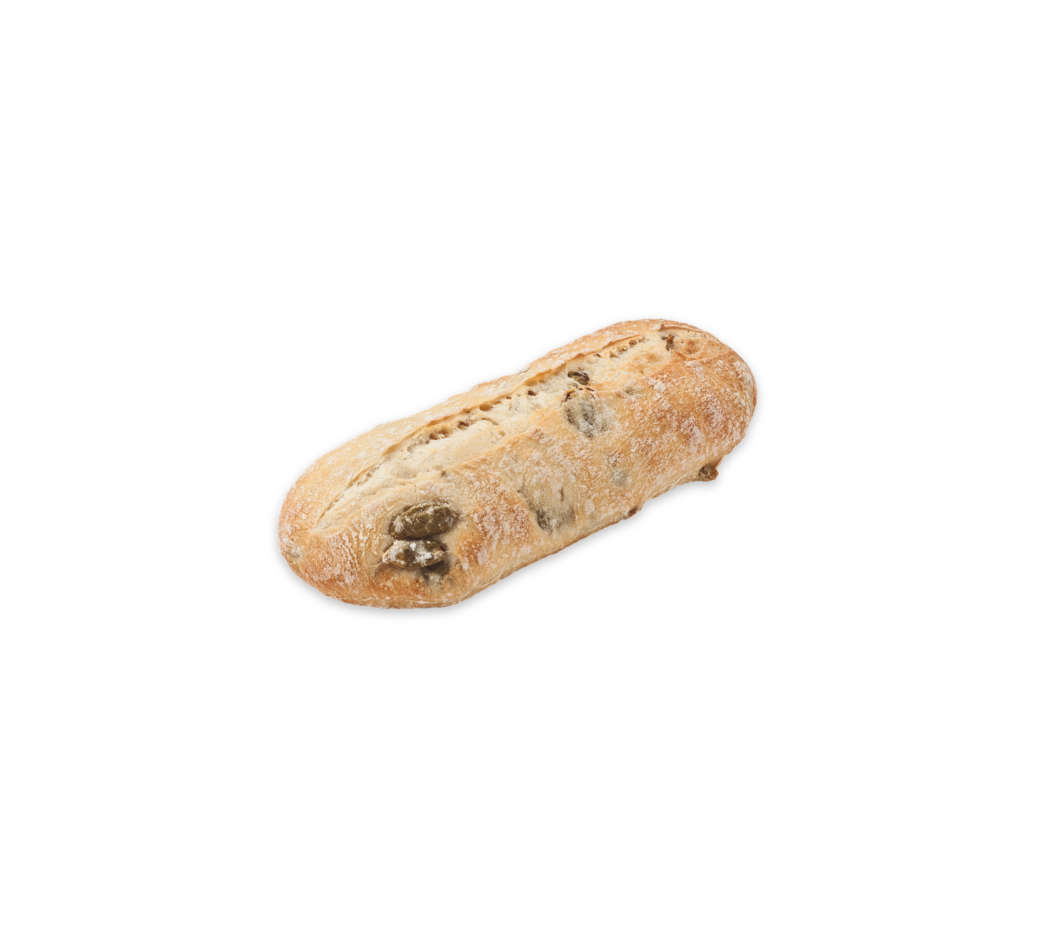 Ciabatta met groene olijven