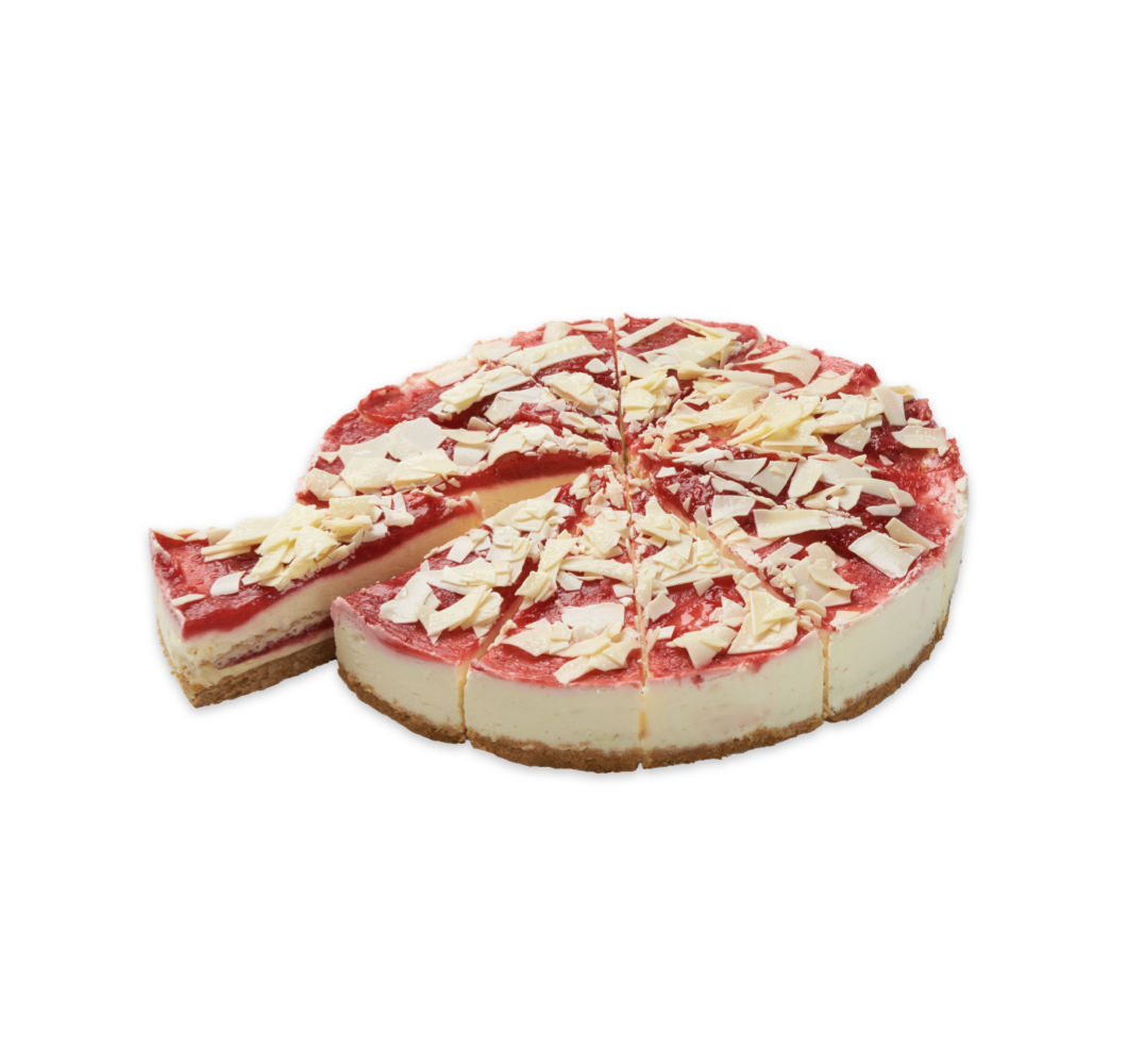 Strawberry white chocolate cheesecake 12 punten