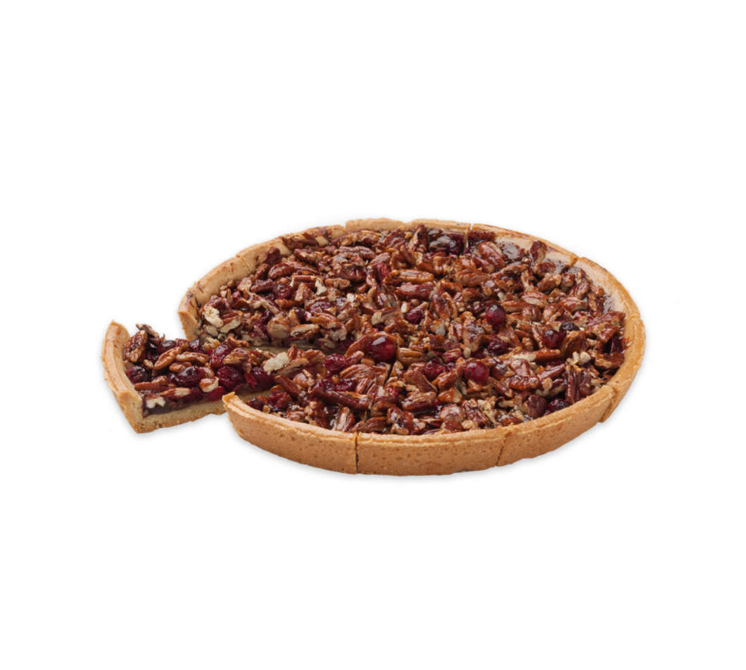 Pecan caramel cranberry taart 10 punten
