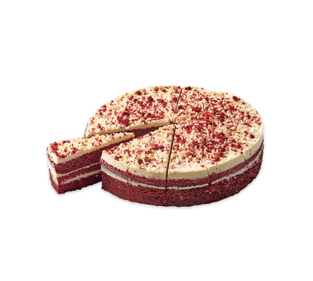 Red velvet taart 14 punten