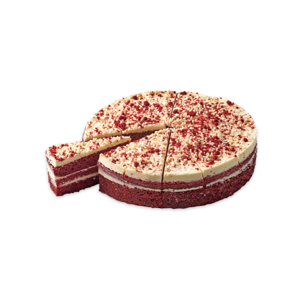 Red velvet taart 14 punten