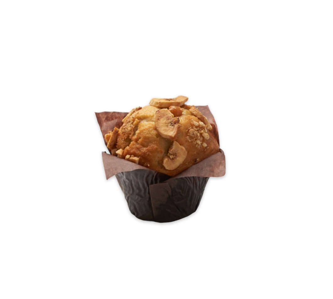 Tulp muffin banaan caramel