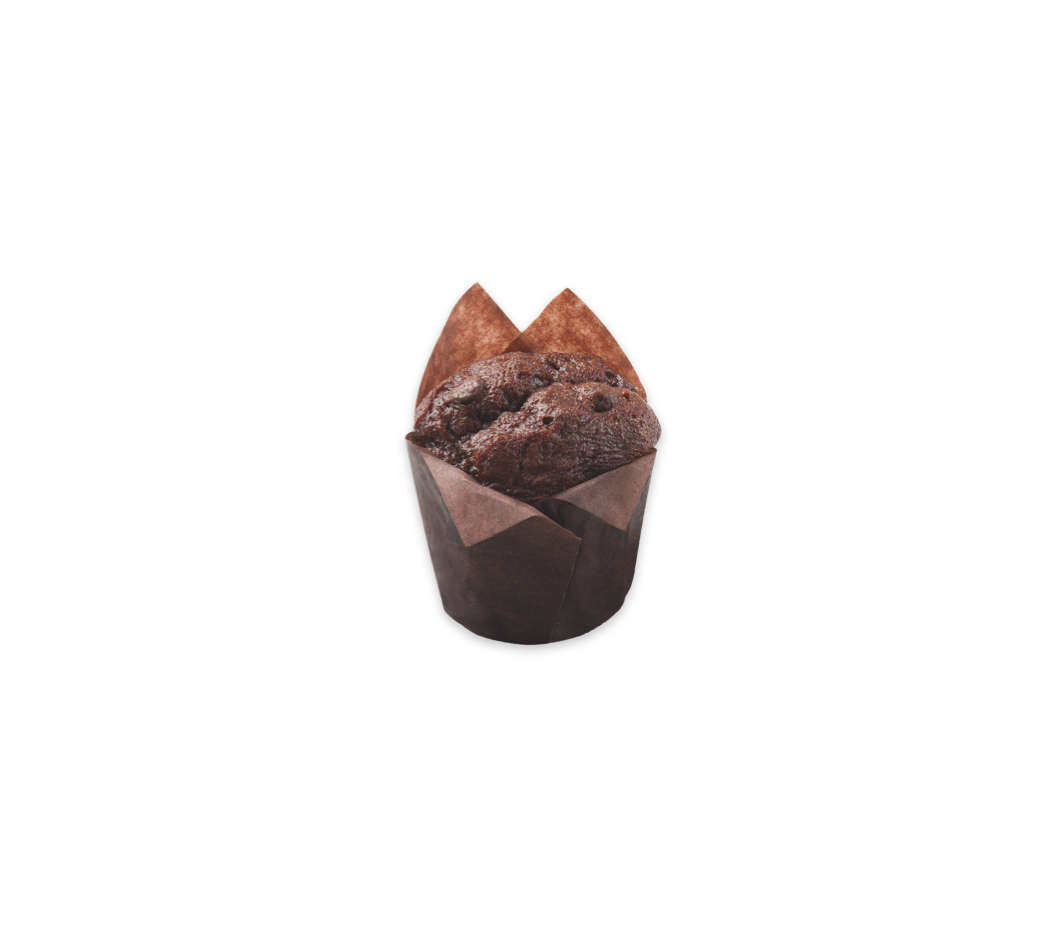 Mini tulp muffin chocolade