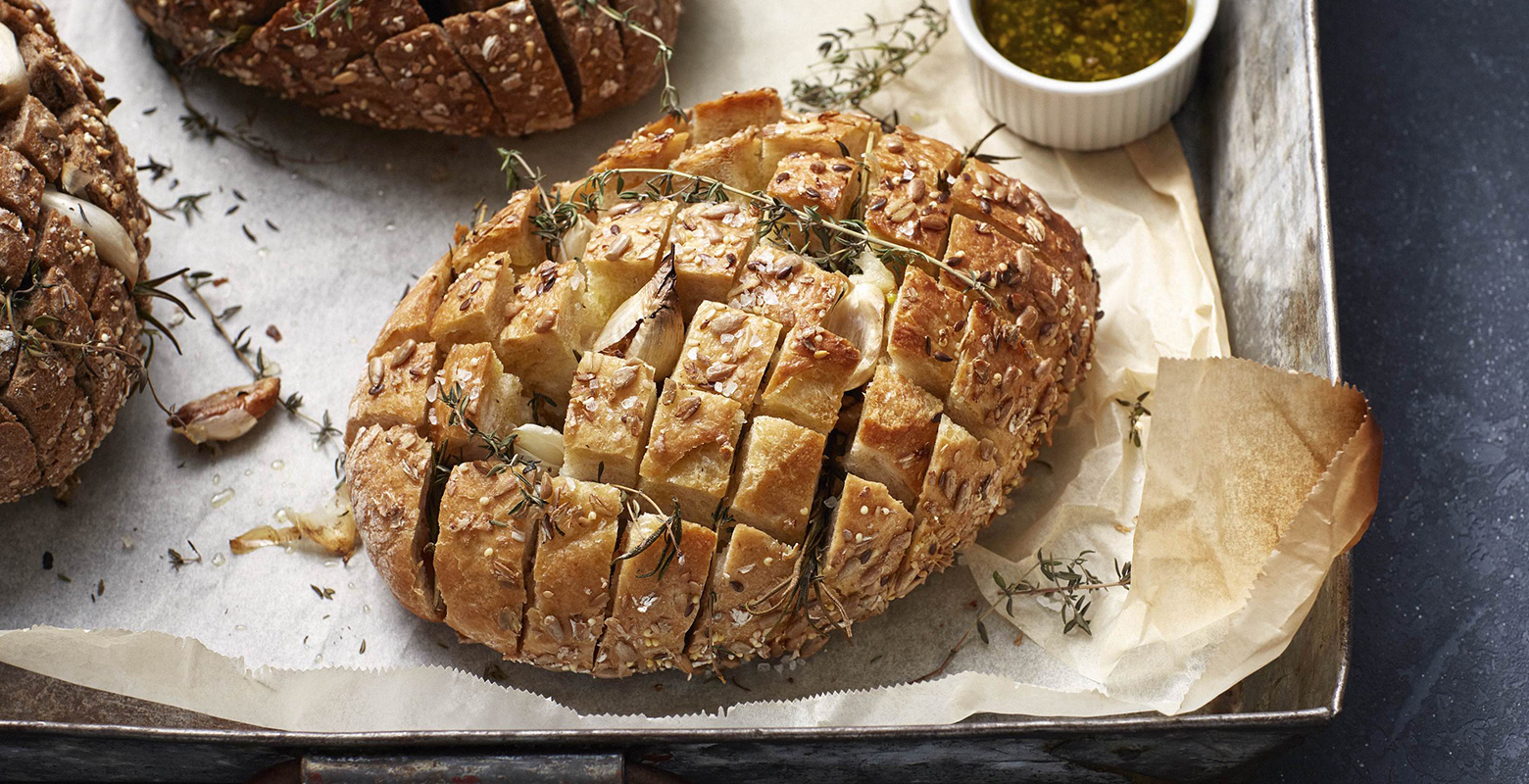 Flute pull apart bread