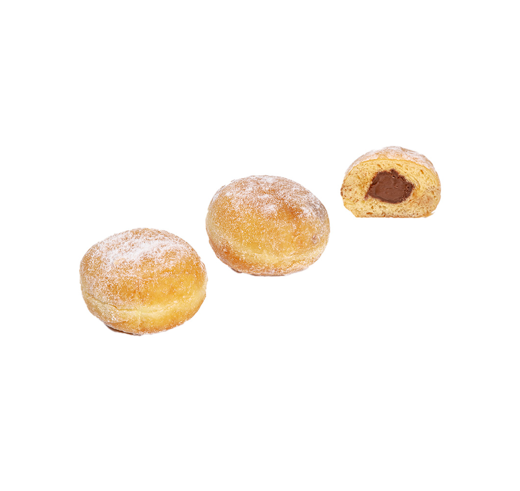 Mini beignets chocolade hazelnoot