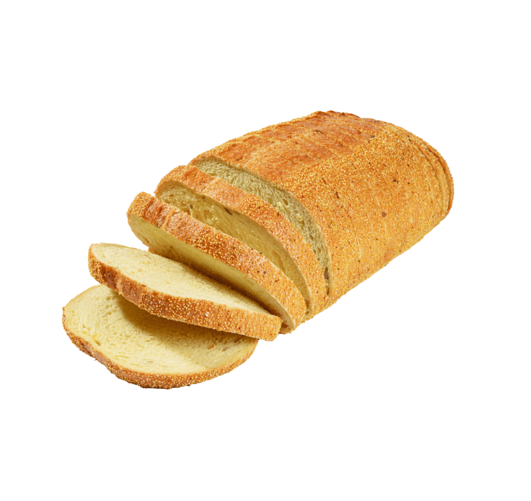 Lunch maïsbrood 18 mm gesneden in bakzak