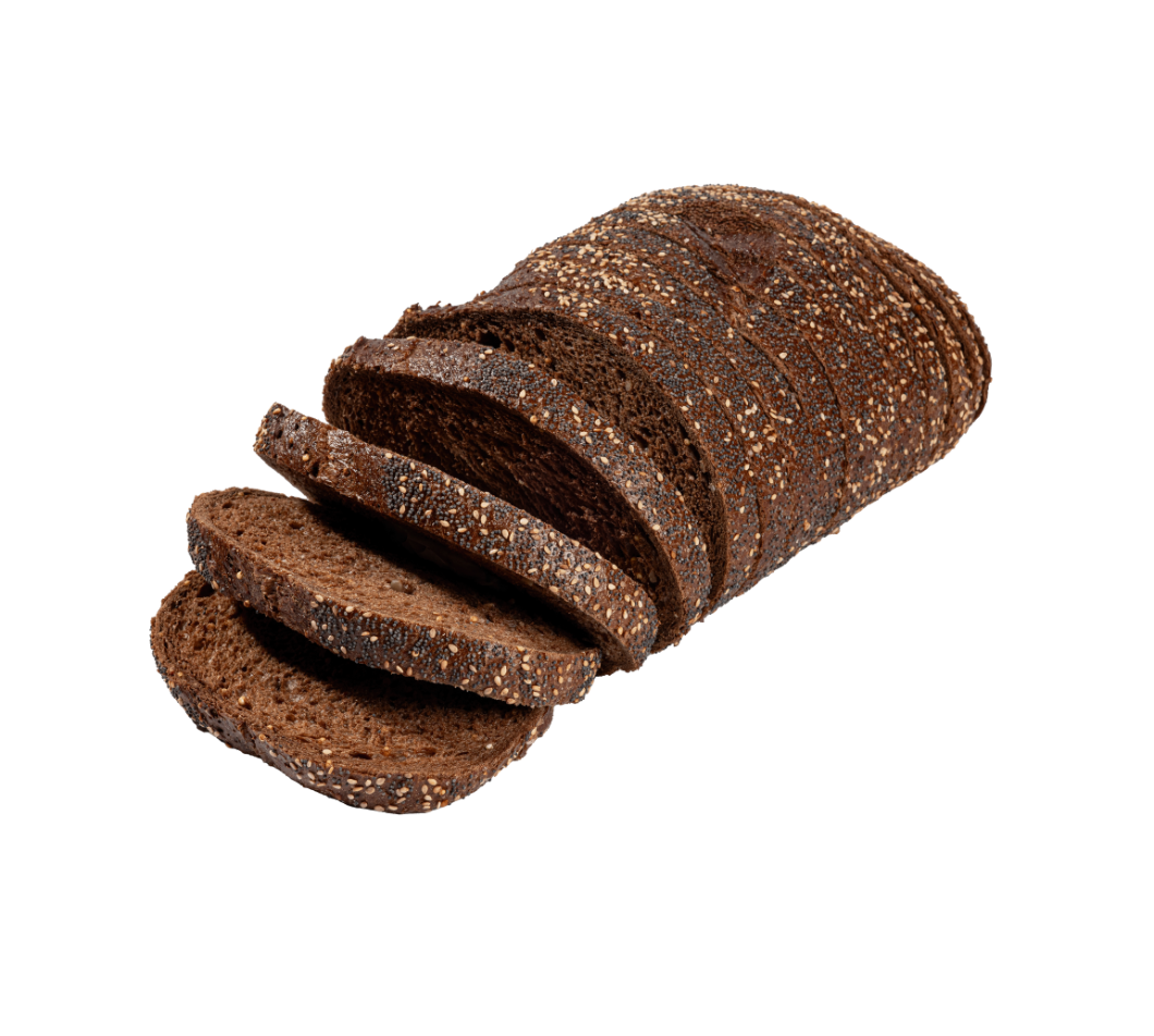 Lunch donkerbrood 18 mm gesneden in bakzak