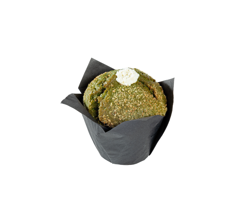 Tulp muffin matcha kokos