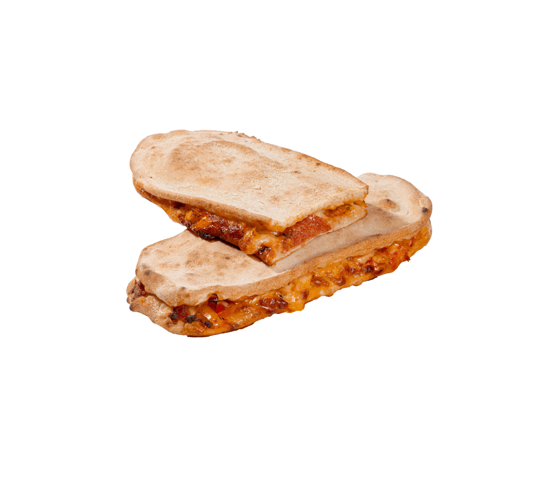 Pizza panini salami peperoni