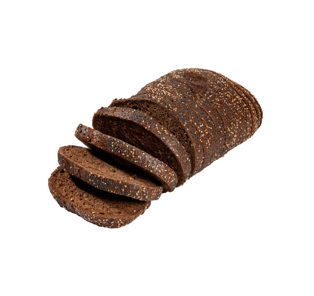 Lunch donkerbrood 18 mm gesneden in bakzak